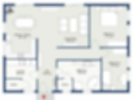 Eldeco Trinity 3 BHK Floor Plan Layout